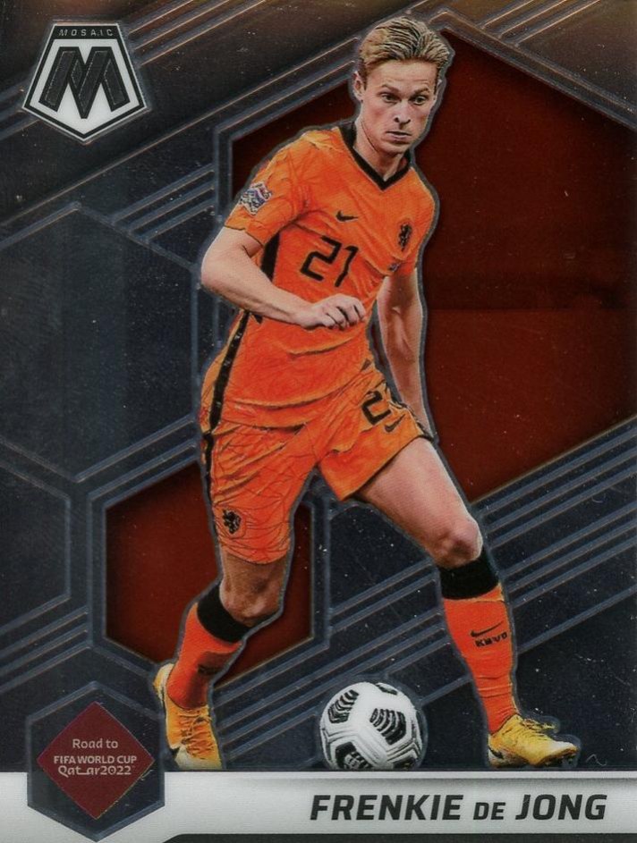 Frenkie de Jong 2021 Panini Mosaic Road to FIFA World Cup