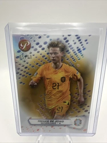 Frenkie de Jong 2023 Topps Pristine Gold Refractor /50