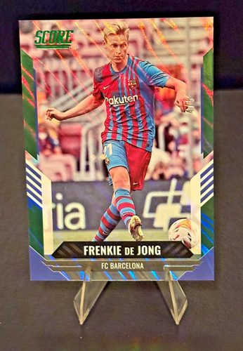 Frenkie de Jong 2021 Panini Puntuación FIFA Green Laser /5