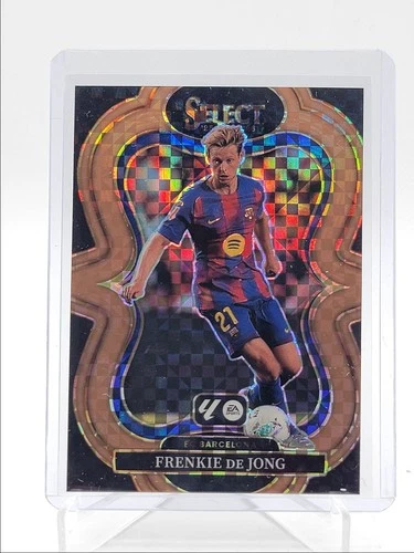 Frenkie de Jong 2025 Panini Select Bronze Checker /99