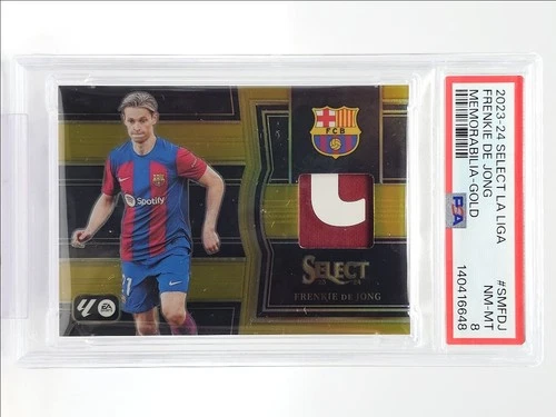 Frenkie de Jong 2023 Panini Select Gold /10
