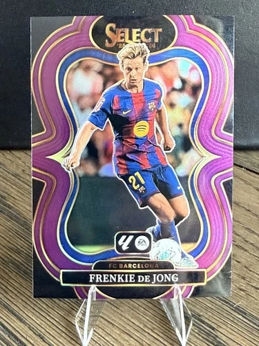 Frenkie De Jong 2025 Panini Select La Liga Purple /125