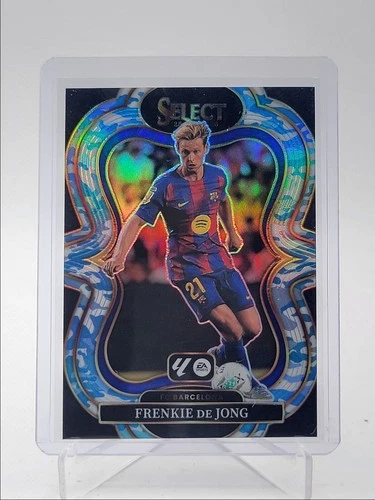 Frenkie de Jong 2025 Panini Select Mezzanine Winter Camo /30