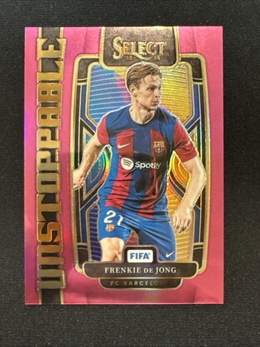 Frenkie de Jong 2023 Panini Select Rosa /25