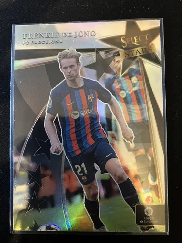 Frenkie de Jong 2022 Panini Select Silver Prizm