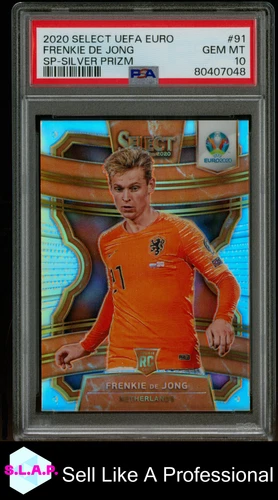 Frenkie de Jong 2020 Panini Select Silver Prizm