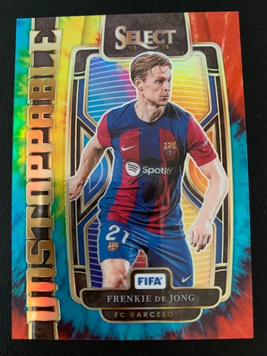 Frenkie de Jong 2023 Panini Select Tie-Dye Prizm /49
