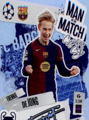 Frenkie de Jong 2024 Topps Match Attax UEFA Club Competitions