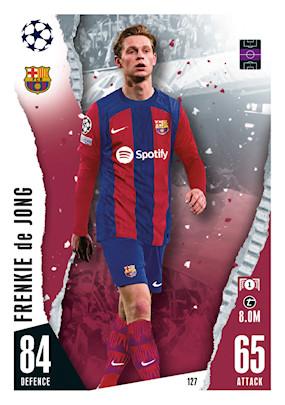 Frenkie de Jong 2023 Topps Match Attax UEFA Club Competitions