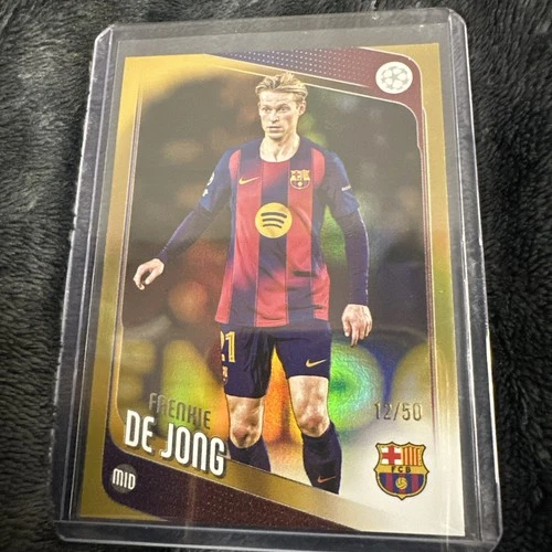 Frenkie de Jong 2025 Topps UCC Flagship /50