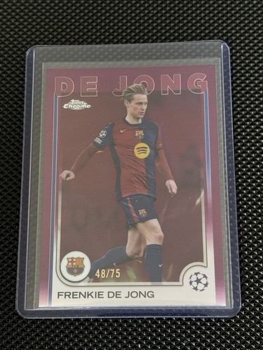 Frenkie de Jong 2024 Topps UCC Flagship /75
