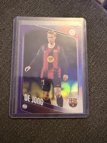 Frenkie de Jong 2025 Topps UEFA Champions League /250