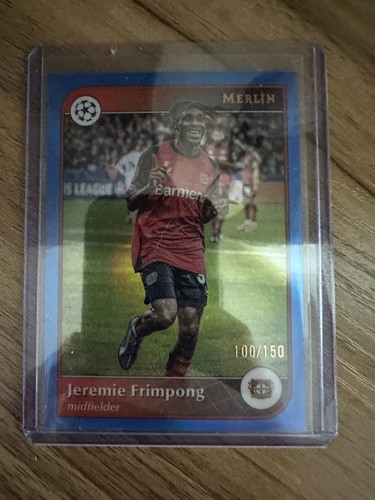 Frimpong 2024 Topps Merlin Chrome Blue Refractor /150