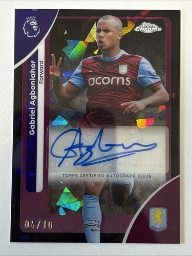 Gabriel Agbonlahor 2025 Topps Chrome Sapphire /10