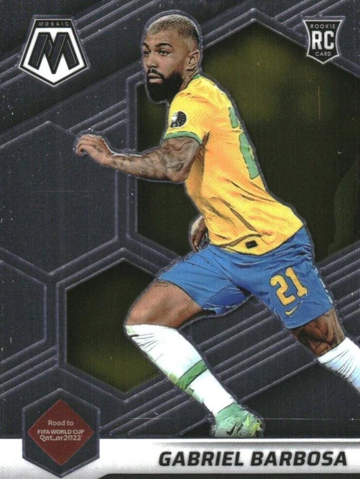 Gabriel Barbosa 2021 Panini Mosaic Road to FIFA World Cup