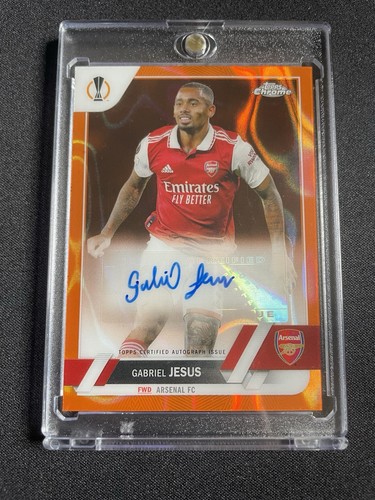 Gabriel Jesus 2022 Topps Chrome Orange