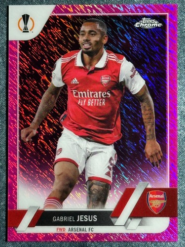Gabriel Jesus 2023 Topps Chrome Silver Shimmer /250