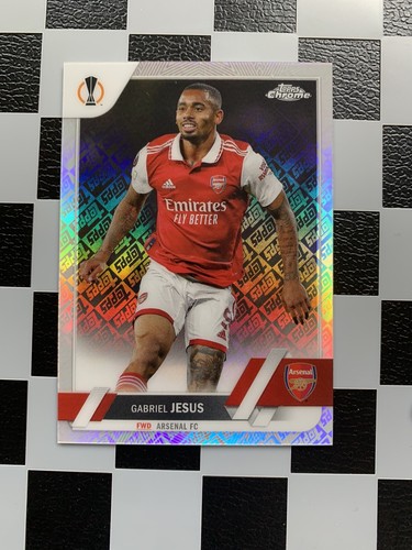 Gabriel Jesus 2022 Topps Chrome ToppsFractor /52