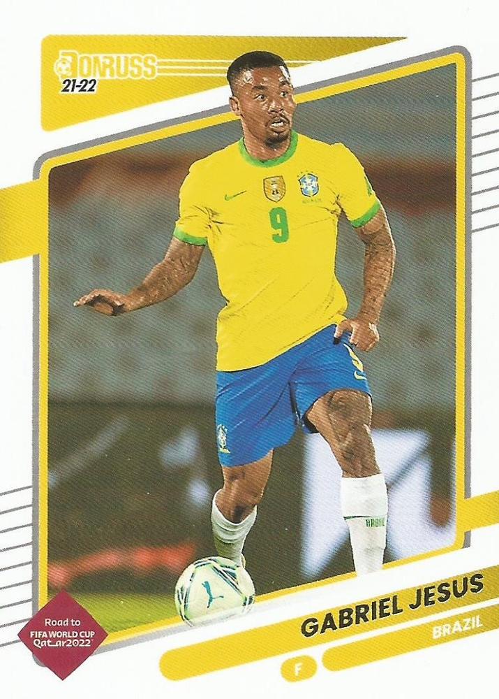 Gabriel Jesus 2021 Panini Donruss Soccer 18
