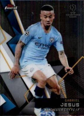 Gabriel Jesus 2018 Topps Finest UEFA 20