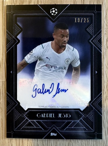 Gabriel Jesus 2021 Topps Merlin Chrome /25