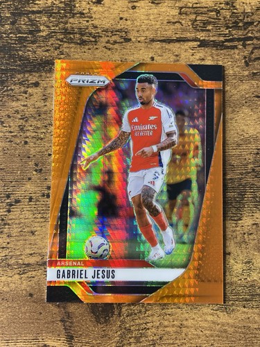 Gabriel Jesus 2024 Panini Prizm Orange Hyper