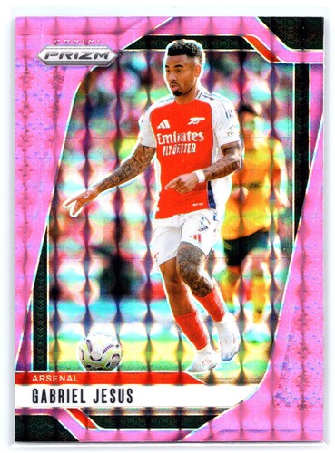 Gabriel Jesus 2024 Panini Prizm Pink Mosaic