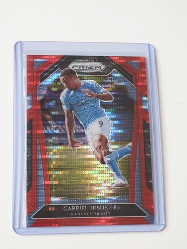 Gabriel Jesus 2020 Panini Prizm Red Pulsar