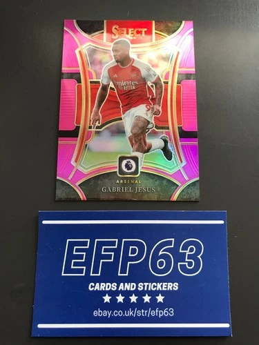 Gabriel Jesus 2023 Panini Select Prizm Pink /99