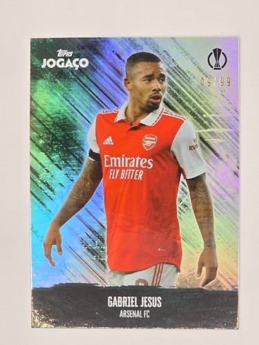 Gabriel Jesus 2023 Topps Soccer Green 09/99