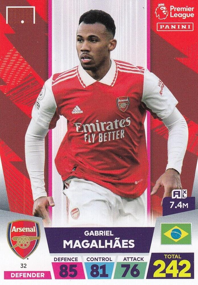 Gabriel Magalhaes 2023 Panini Adrenalyn XL Premier League