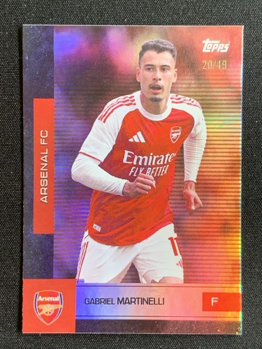 Gabriel Martinelli 2025 Topps Arsenal Equipo Set /49