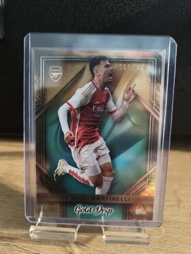 Gabriel Martinelli 2023 Topps Arsenal FC Team Set Teal /125