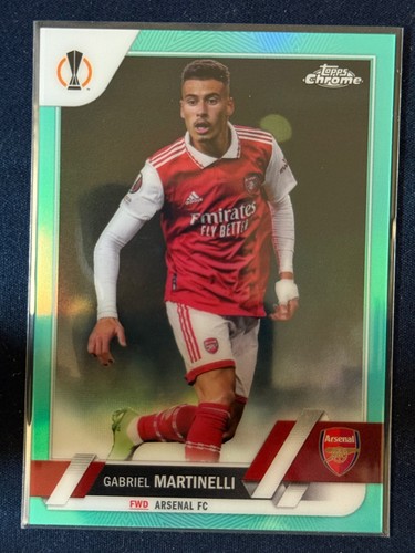 Gabriel Martinelli 2023 Topps Chrome Aqua Refractor /199