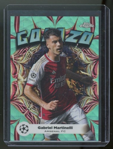 Gabriel Martinelli 2023 Topps Chrome Aqua Wave /199