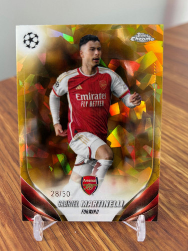 Gabriel Martinelli 2023 Topps Chrome Gold /50