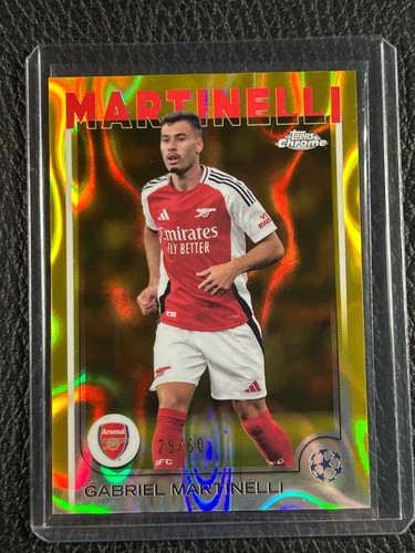 Gabriel Martinelli 2024 Topps Chrome Gold Lava /50