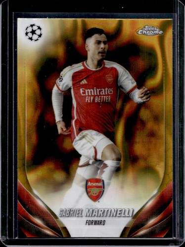 Gabriel Martinelli 2023 Topps Chrome Gold Lava Refractor #23