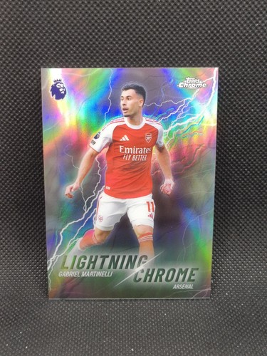 Gabriel Martinelli 2025 Topps Chrome Lightning Chrome