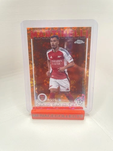 Gabriel Martinelli 2024 Topps Chrome Logofractor /25