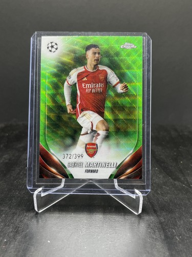 Gabriel Martinelli 2024 Topps Chrome Neon Green Wave /399