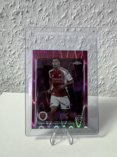 Gabriel Martinelli 2024 Topps Chrome Pink Lava /175