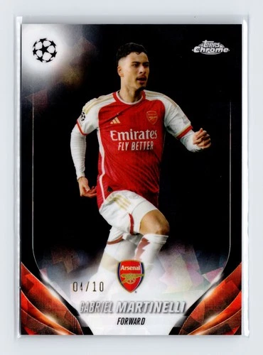 Gabriel Martinelli 2023 Topps Chrome Sapphire Black /10