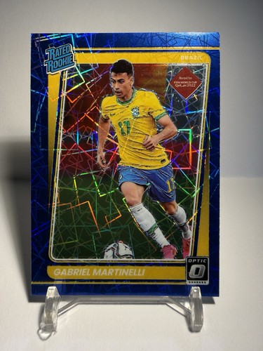 Gabriel Martinelli 2021 Panini Donruss Blue Laser