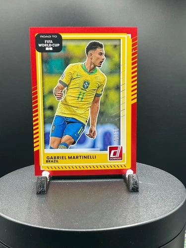 Gabriel Martinelli 2025 Panini Donruss Red Lamina /75