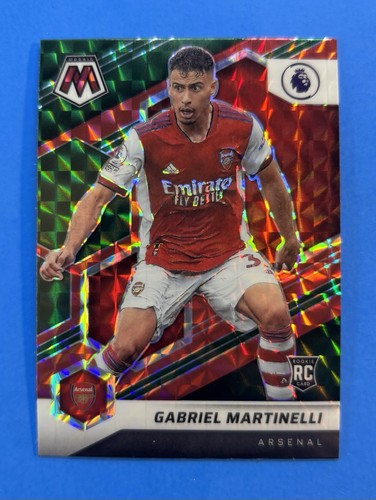 Gabriel Martinelli 2021 Panini EPL Mosaico Rojo/Verde