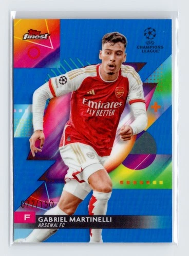 Gabriel Martinelli 2023 Topps Finest Blue /150