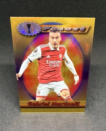 Gabriel Martinelli 2022 Topps Finest Gold /50