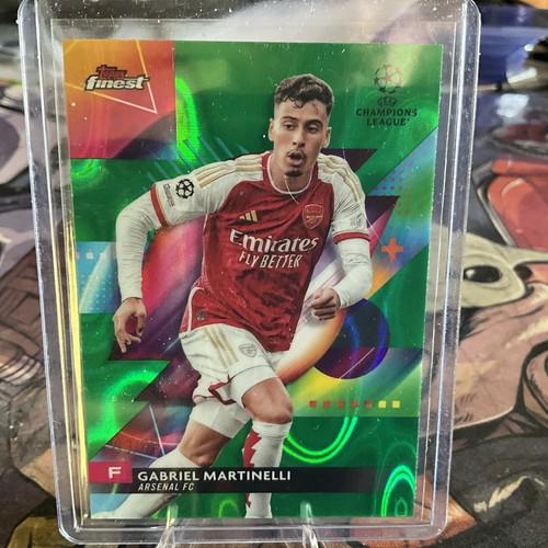 Gabriel Martinelli 2023 Topps Finest Green Wave /99