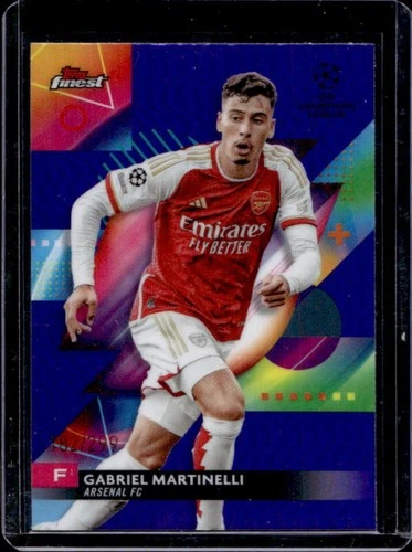 Gabriel Martinelli 2024 Topps Finest Purple Refractor /299